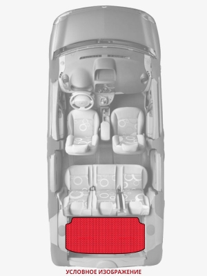 ЭВА коврики «Queen Lux» багажник для FIAT Palio (Mark III)